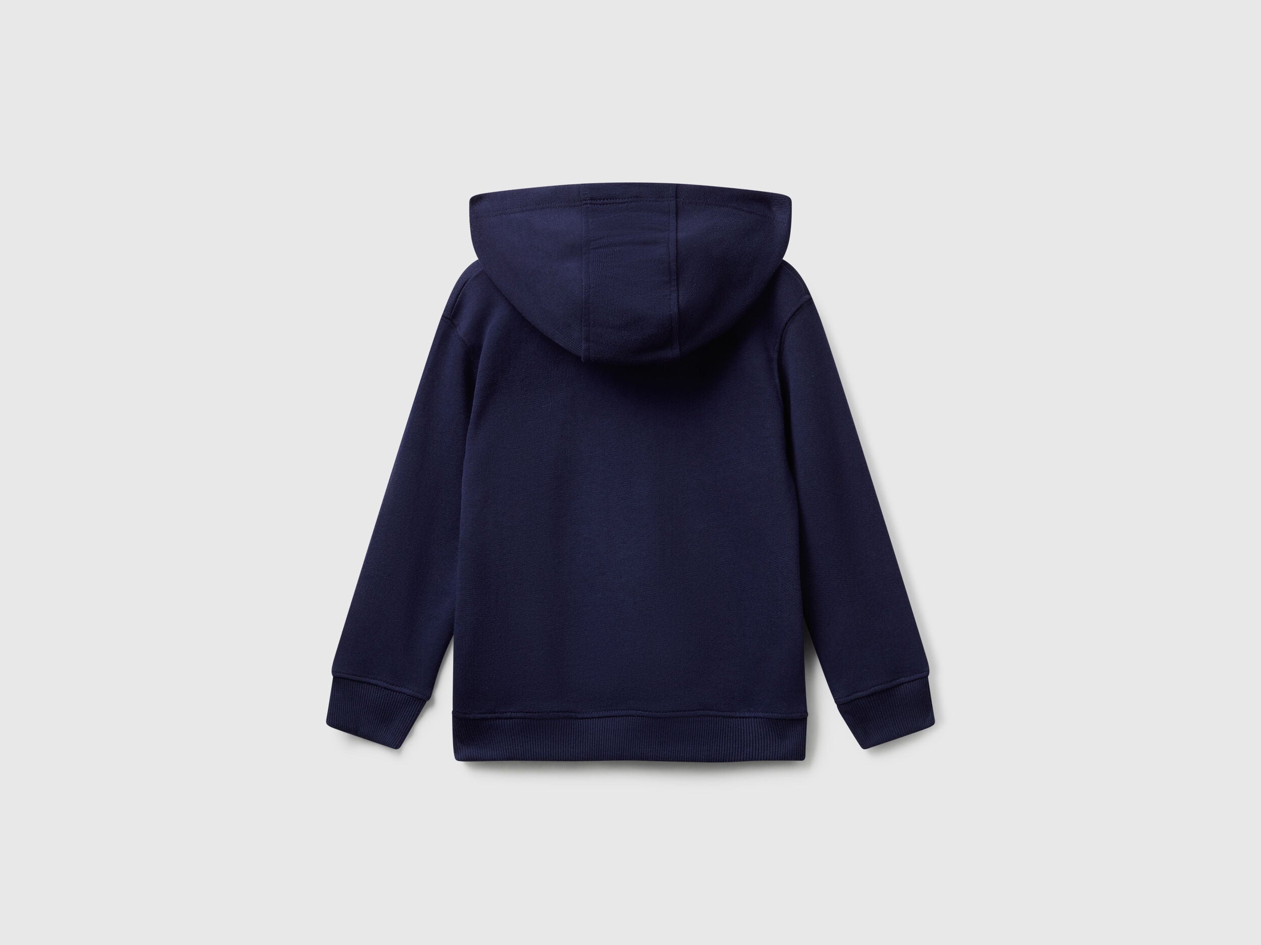 Benetton_Dark Blue_Hoodie with Pocket and Hood_3J68G2014_252_02