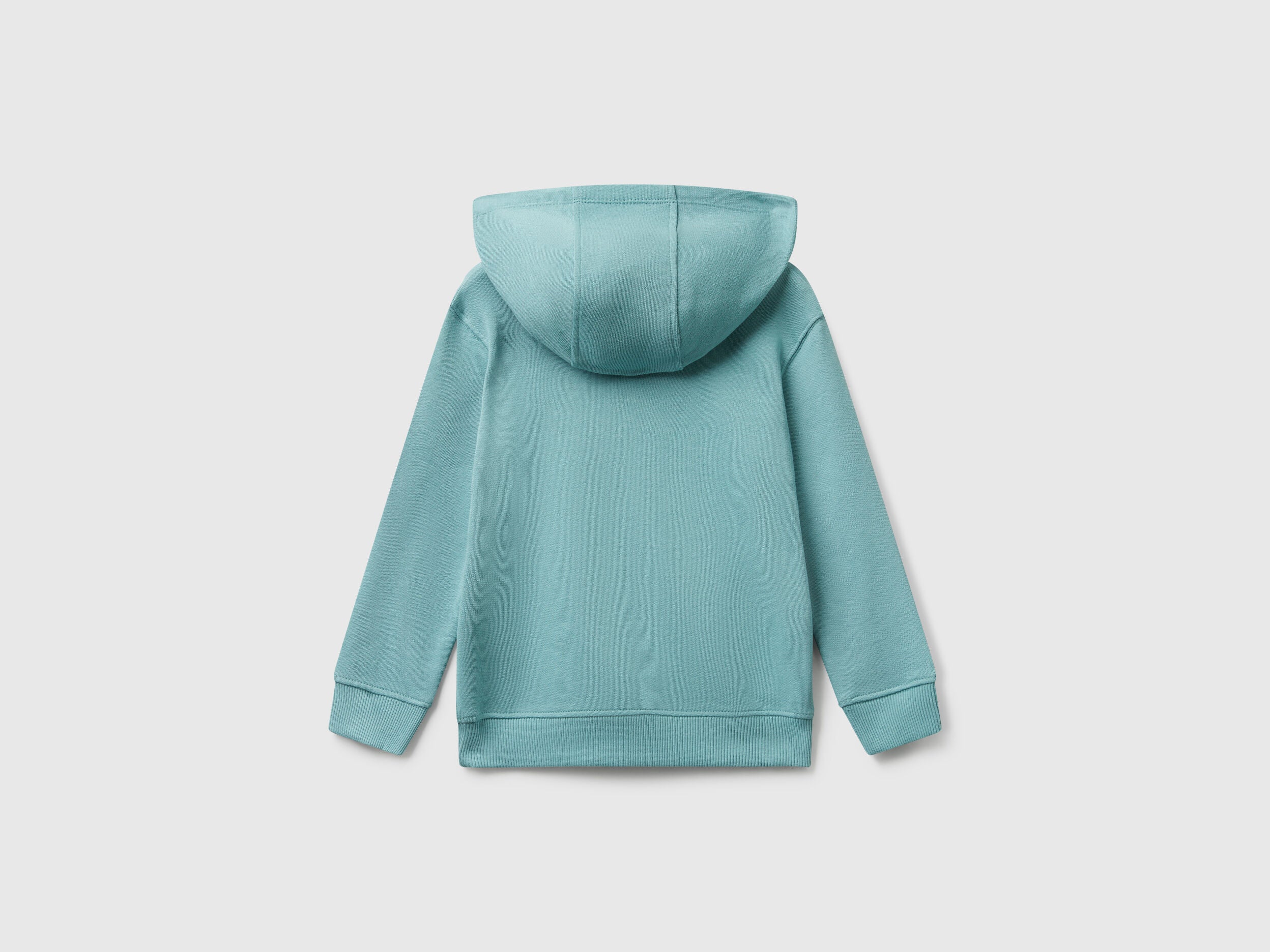 Benetton_Sky Blue_Hoodie with Pocket and Hood_3J68G2014_33K_02