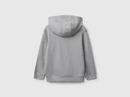 Benetton_Light Gray_Hoodie with Pocket and Hood_3J68G2014_501_02