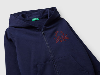 Benetton_Dark Blue_Hoodie with Embroidery_3J68G503V_252_03