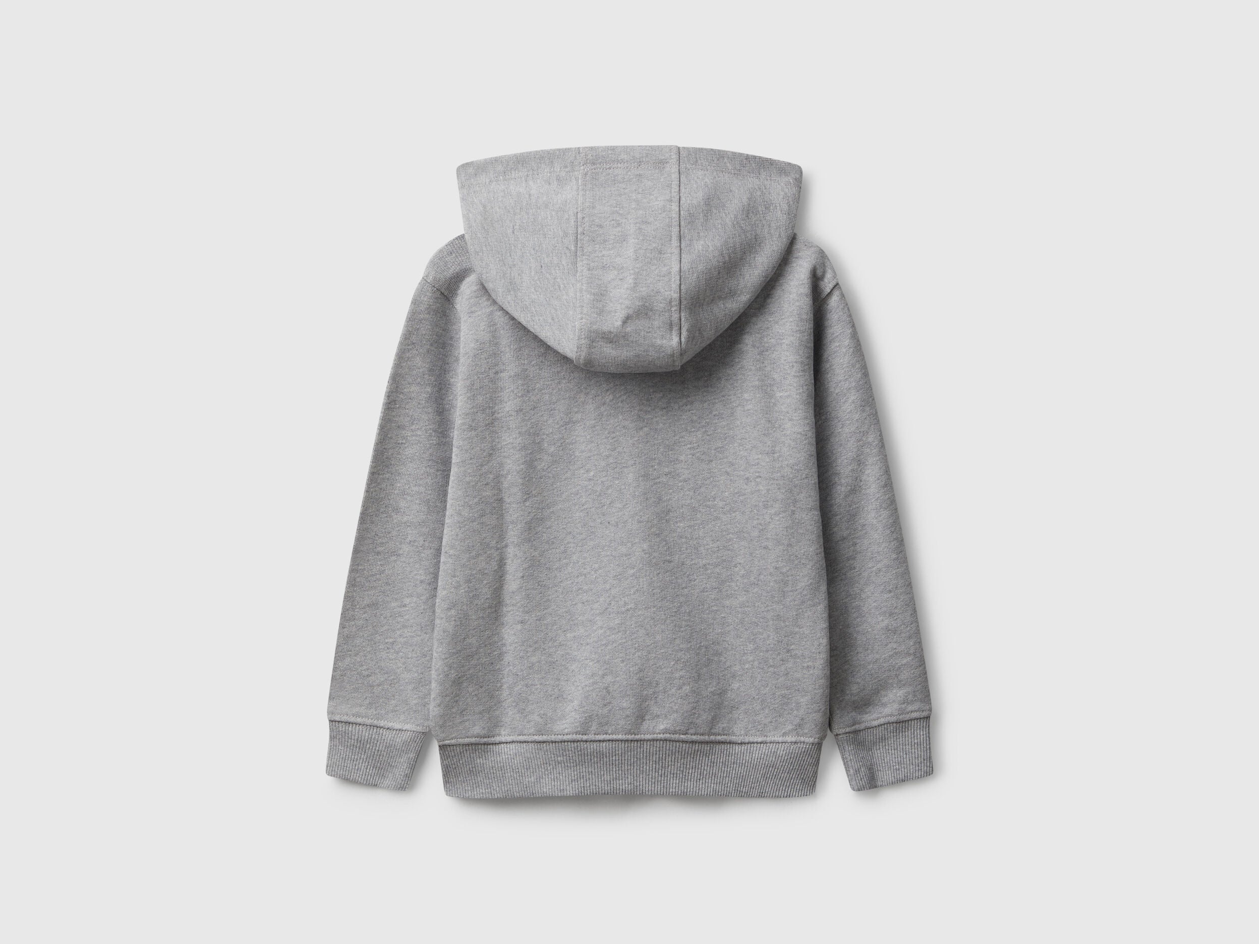 Benetton_Light Gray_Hoodie with Embroidery_3J68G503V_501_02
