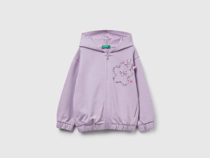 Benetton_Lavender_Hoodie with Sequins_3J68G503W_0W1_01