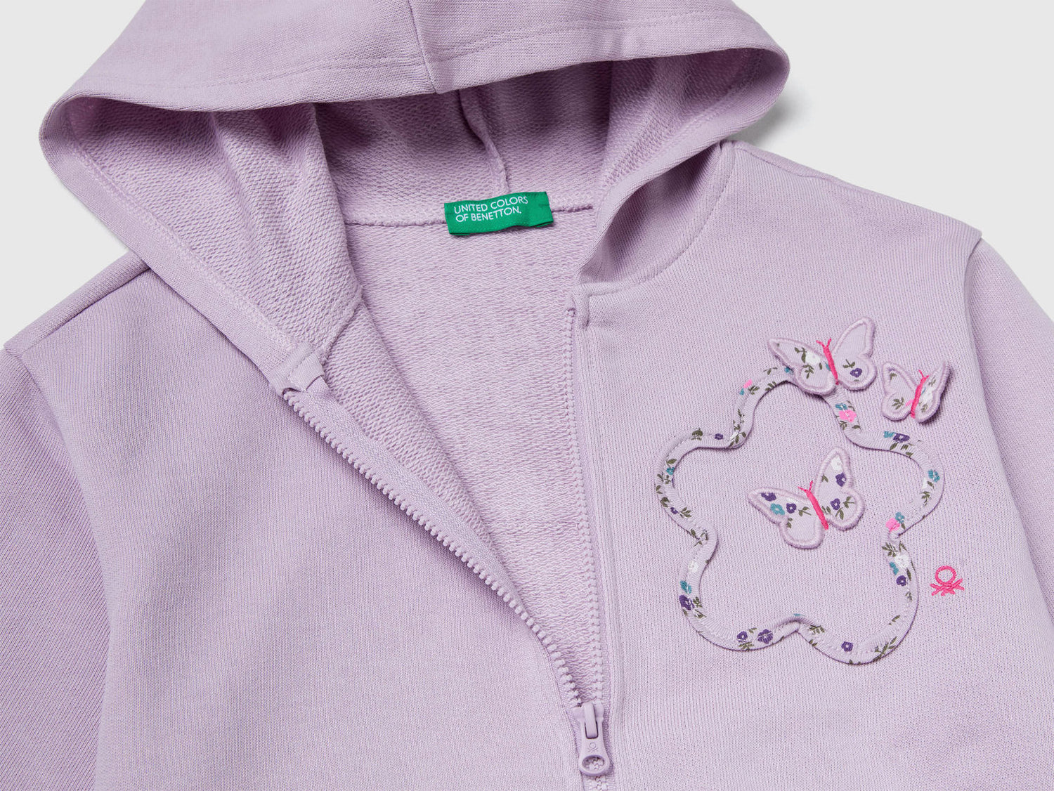 Benetton_Lavender_Hoodie with Sequins_3J68G503W_0W1_03