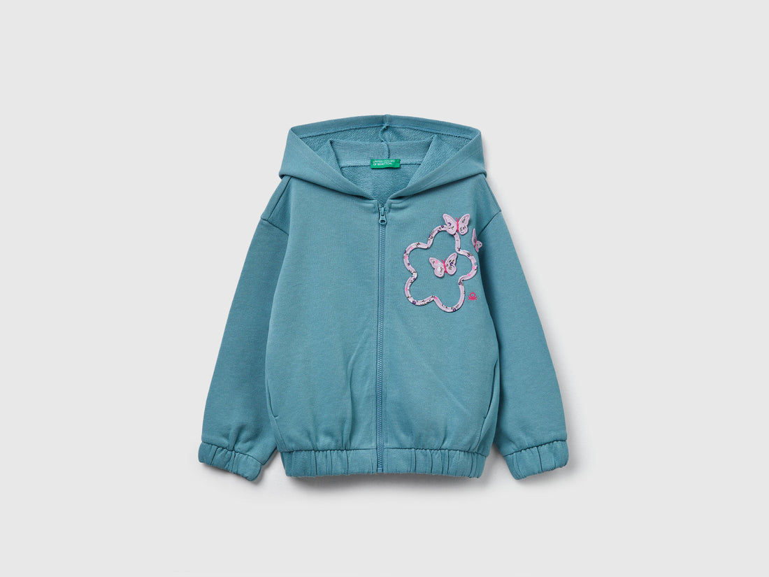 Benetton_Sky Blue_Hoodie with Sequins_3J68G503W_33K_01