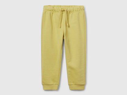 Benetton_Yellow_Regular Fit Sweat Joggers_3J68GF027_0Y6_01