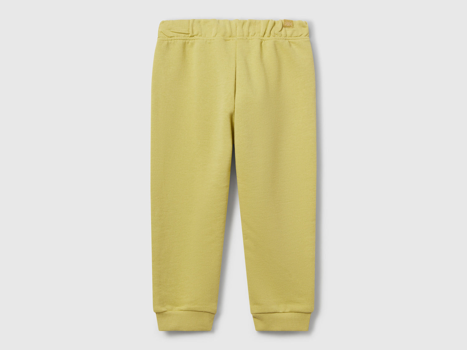 Benetton_Yellow_Regular Fit Sweat Joggers_3J68GF027_0Y6_02