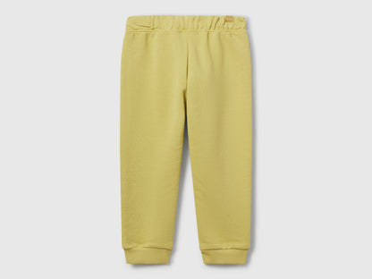 Benetton_Yellow_Regular Fit Sweat Joggers_3J68GF027_0Y6_02