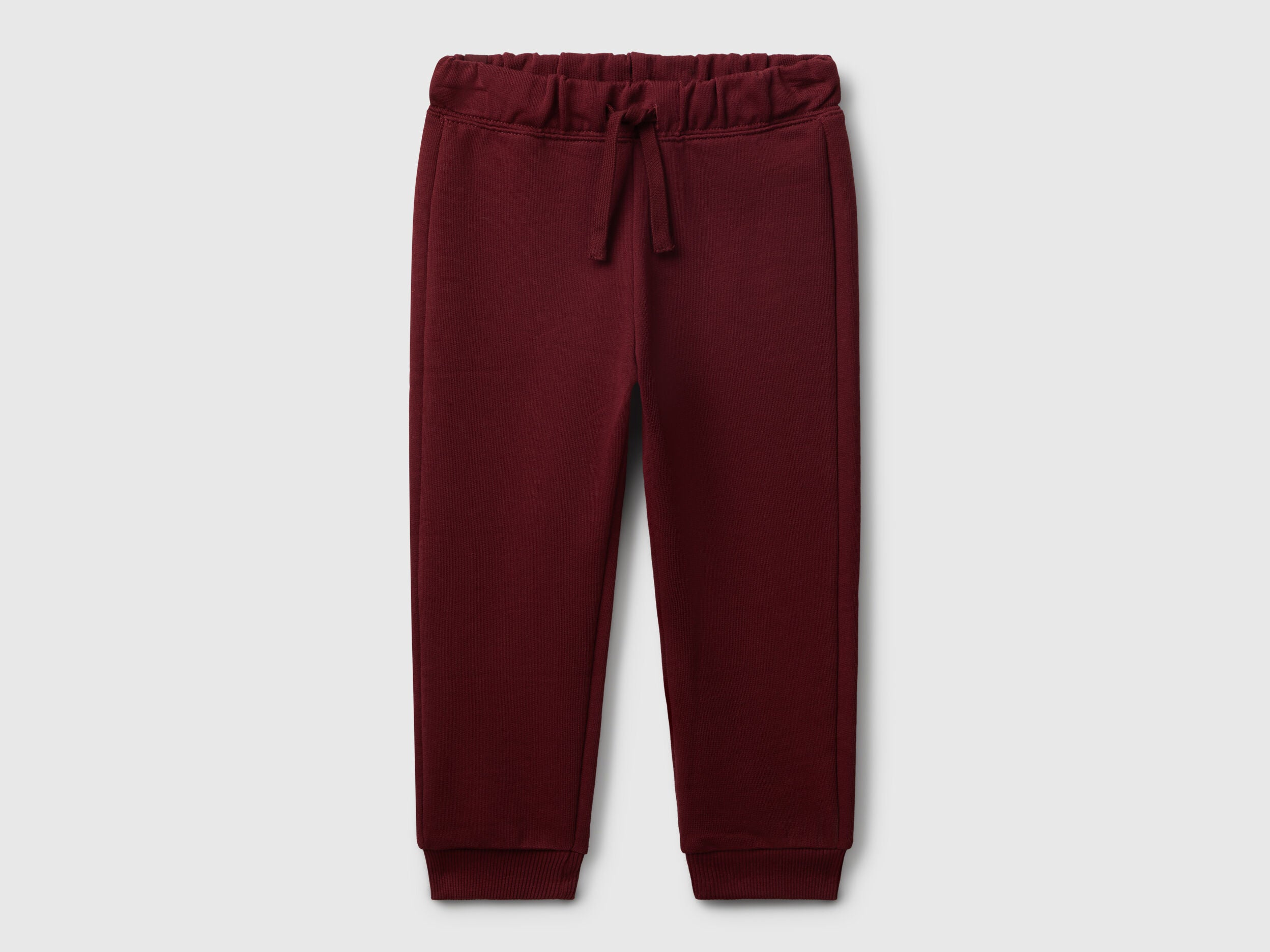 Benetton_Burgundy_Regular Fit Sweat Joggers_3J68GF027_129_01