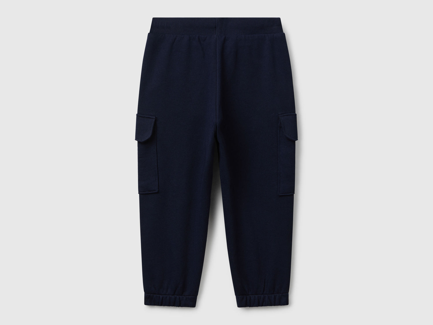 Benetton_Dark Blue_Sweat Fabric Cargo Joggers_3J68GF045_016_02