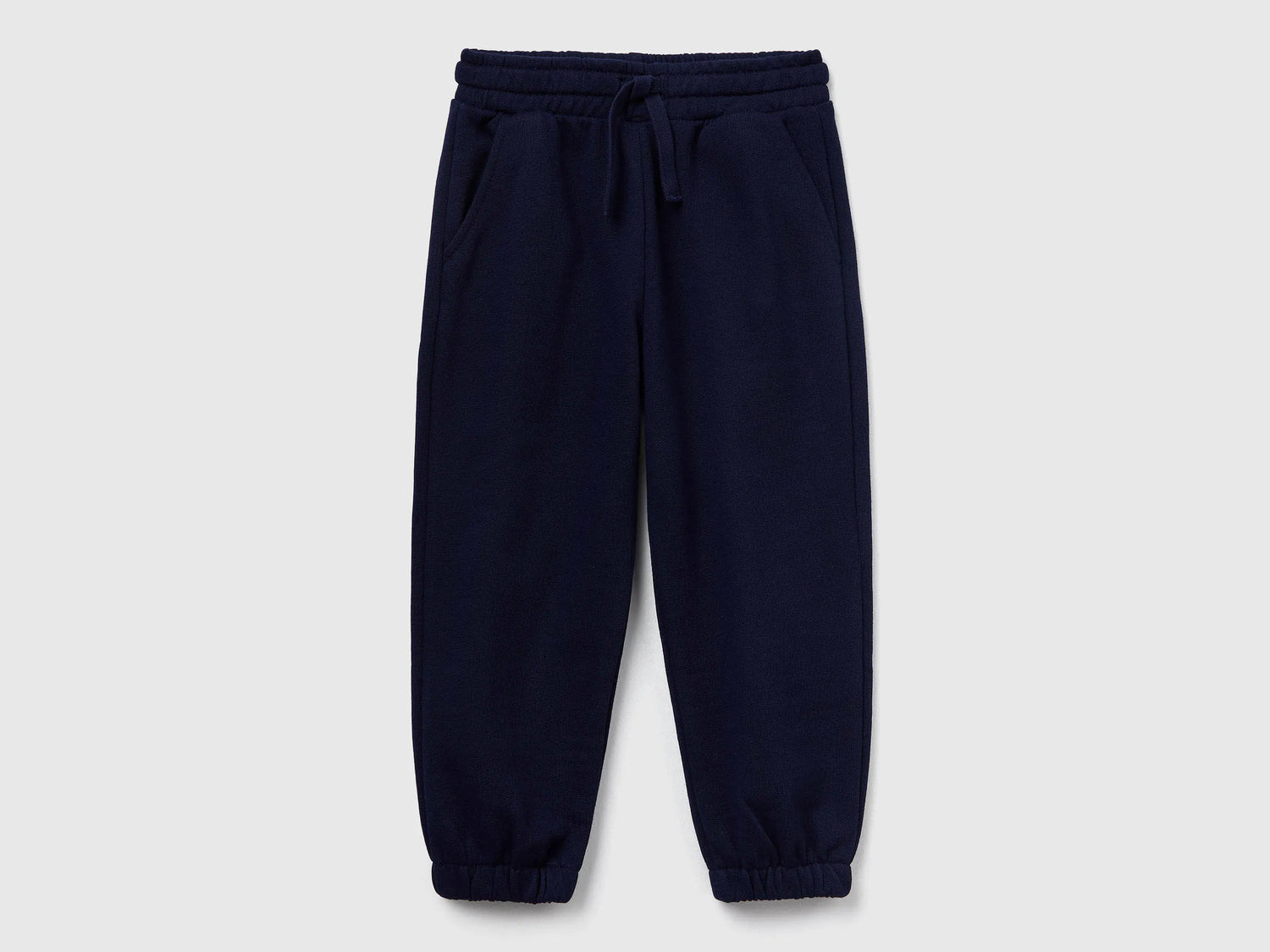 Benetton_Dark Blue_Relaxed Joggers with Drawstring_3J68GF04Z_016_01
