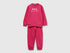 Benetton_Cyclamen_Sweat Tracksuit with Logo_3J68GK00S_1A2_01