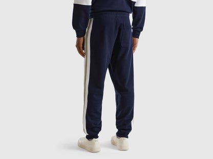 Dark Blue Joggers With Stripes_3J68UF01A_016_02