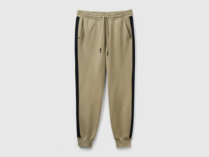 Sage Green Joggers With Stripes_3J68UF01A_0W9_04