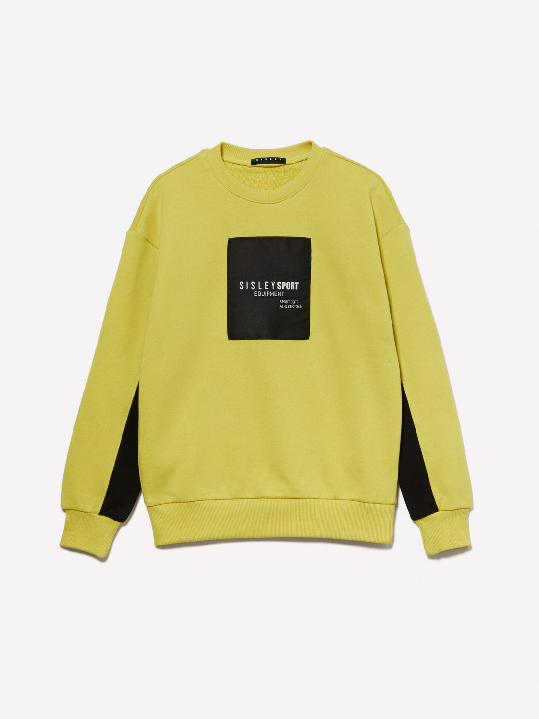 Yellow Sweatshirt With Logo Tag_3J68X104H_36K_01