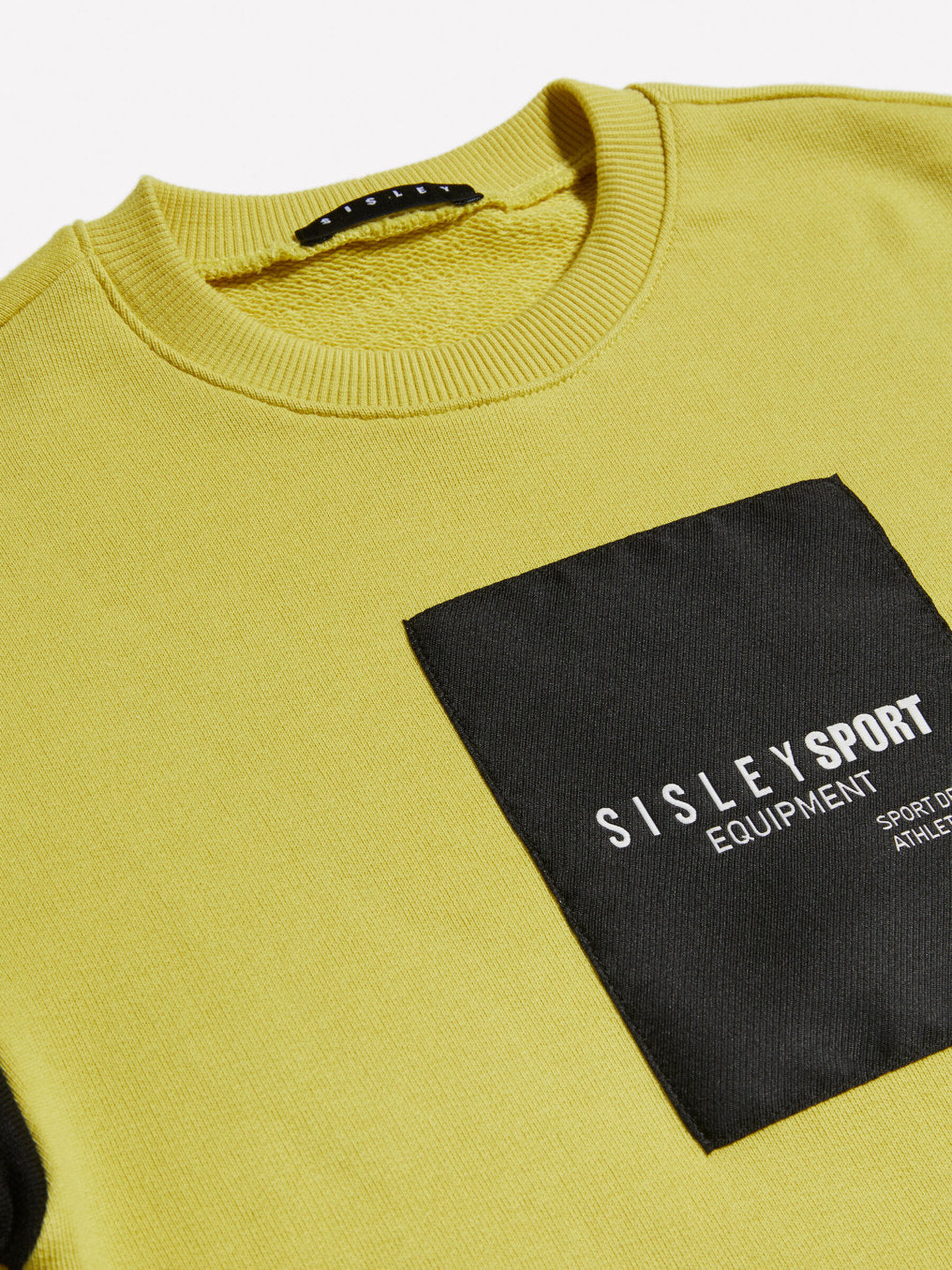 Yellow Sweatshirt With Logo Tag_3J68X104H_36K_03