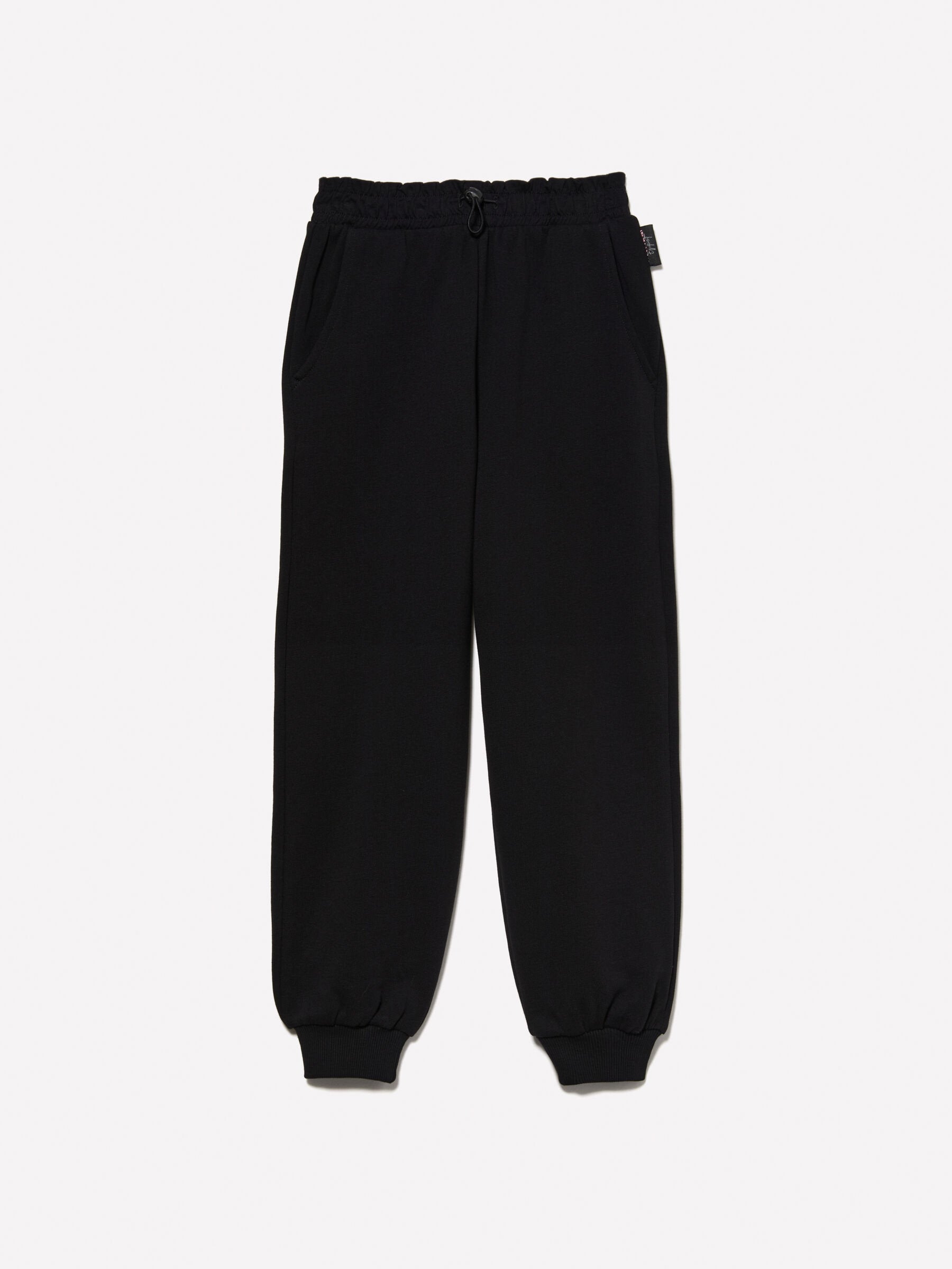 Black Sweat Joggers With Buggy Fit_3J68XF01L_100_01