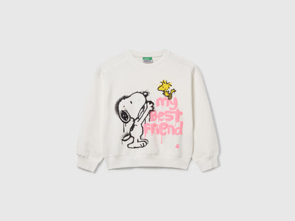 Benetton_Creamy White_Snoopy ©Peanuts Sweatshirt_3J70C10R3_074_01