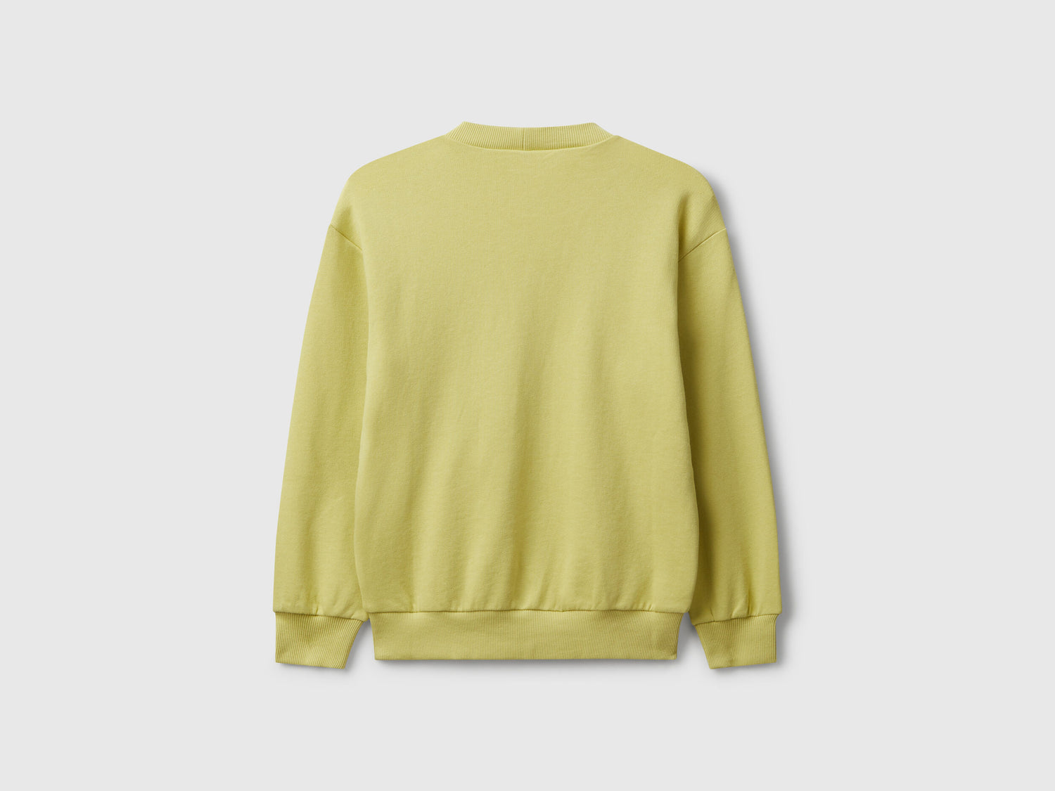 Benetton_Yellow_©Peanuts Sweatshirt in Cotton_3J70C10R4_0Y6_02
