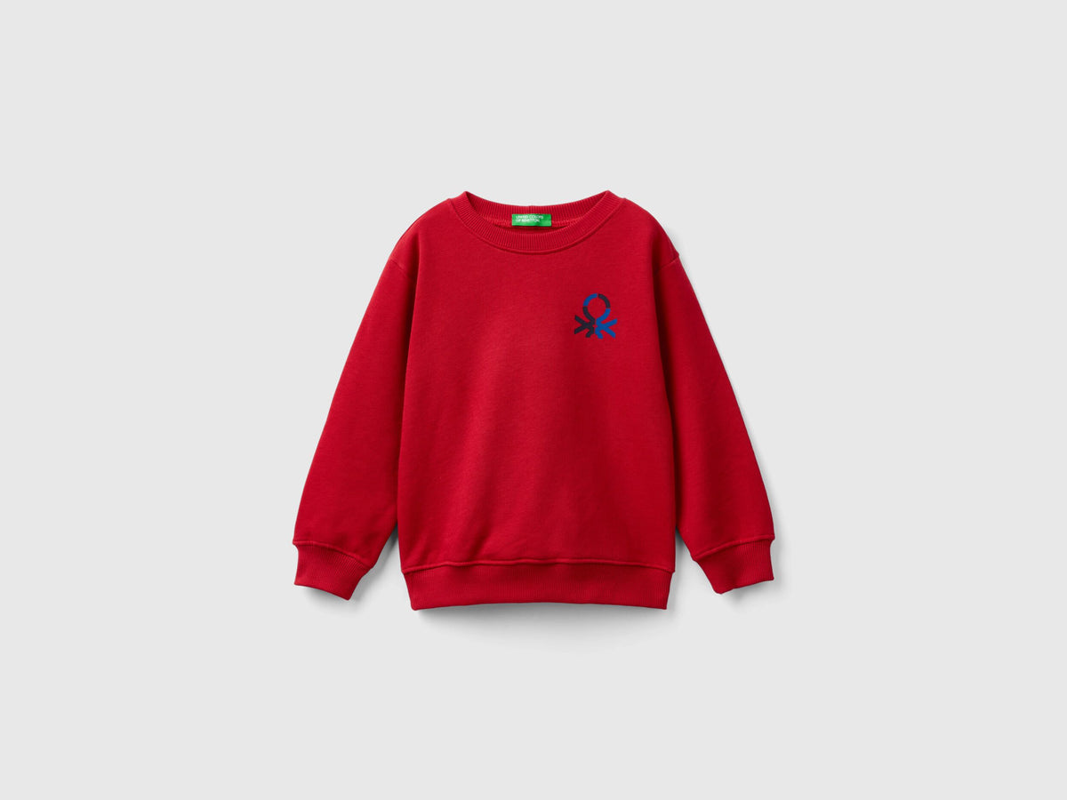 Sweatshirt In 100% Organic Cotton_3J70G10F0_21P_01