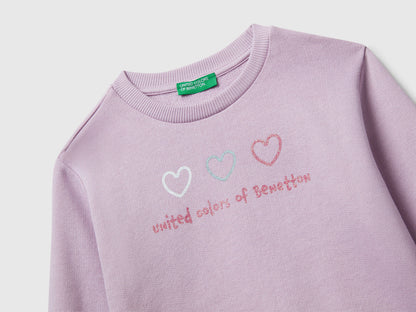 Benetton_Lavender_Sweatshirt with Glittery Print_3J70G10JR_0W1_03