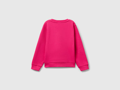 Benetton_Fuchsia_Sweatshirt with Glittery Print_3J70G10JR_1A2_02