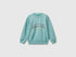 Benetton Sky Blue Boys Regular Fit Sweatshirt with Print SKU: 3J70G10JY_33K Image 01
