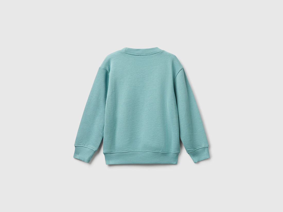 Benetton_Sky Blue_Regular Fit Sweatshirt with Print_3J70G10JY_33K_02