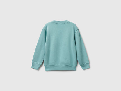 Benetton_Sky Blue_Regular Fit Sweatshirt with Print_3J70G10JY_33K_02