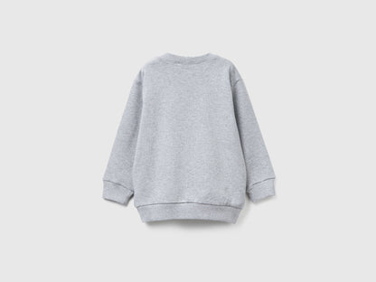 Benetton_Light Gray_Sweatshirt with Bluey Print ©Ludo Studio_3J70G10KF_501_02