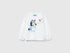 Benetton_Creamy White_Sweatshirt with Bluey ©Ludo Studio Print_3J70G10KG_074_01