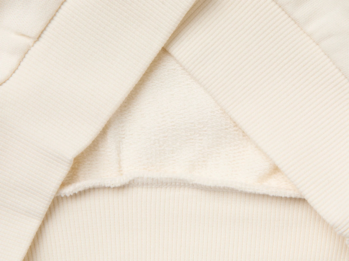 Benetton Creamy White Girls Crewneck Sweatshirt with Embroidery SKU: 3J70G10NG_0R2 Image 03