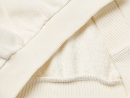 Benetton Creamy White Girls Sweatshirt with Print and Embroidery in Organic Cotton SKU: 3J70G10NJ_0R2 Image 03