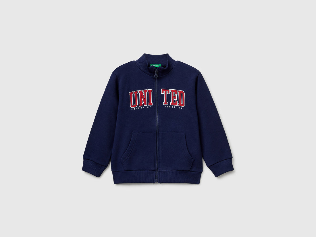 Benetton_Dark Blue_Cotton Sweatshirt with Zip_3J70G5033_252_01