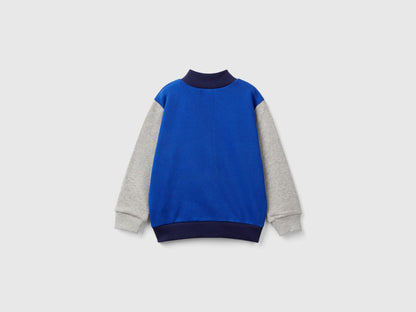 Sweatshirt In Organic Cotton With Zip_3J70G5033_902_02