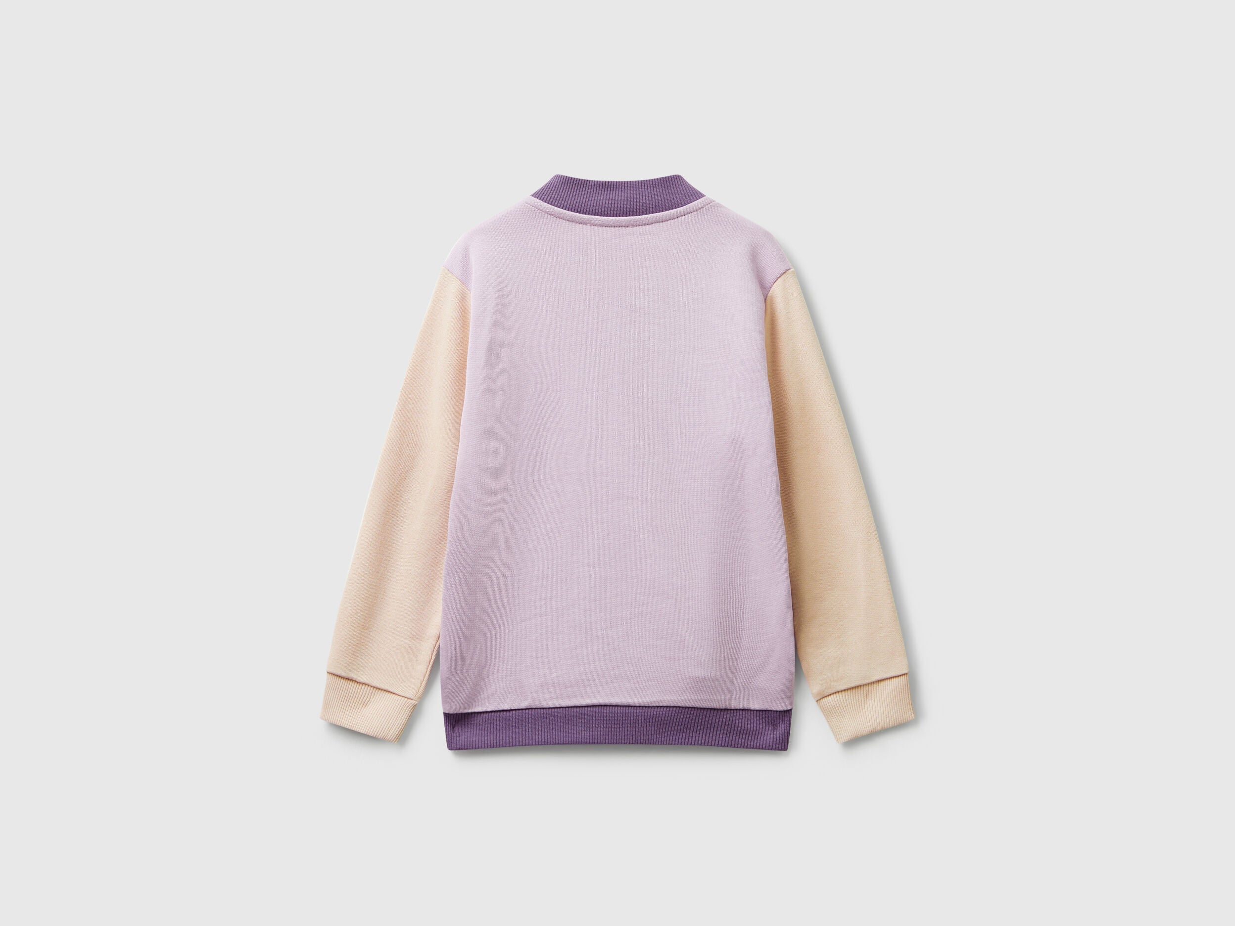 Benetton_Lavender_Hoodie with Glittery Print_3J70G503U_901_02