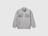 Benetton_Grey_Cotton Sweatshirt with Logo_3J70G503X_501_01