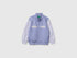Benetton Violet Girls Zip-Up Sweatshirt with Logo SKU: 3J70G504H_902 Image 01