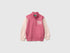 Benetton Fuchsia Girls Zip-Up Sweatshirt with Logo SKU: 3J70G504H_903 Image 01