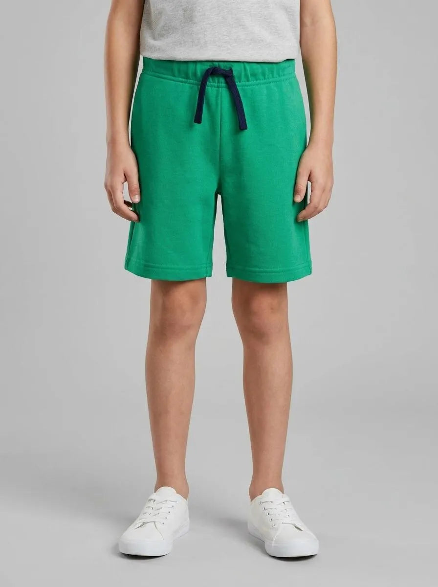 Benetton Green Boys Bermudas in Sweat Cotton SKU: 3J70G900P_108 Image 00