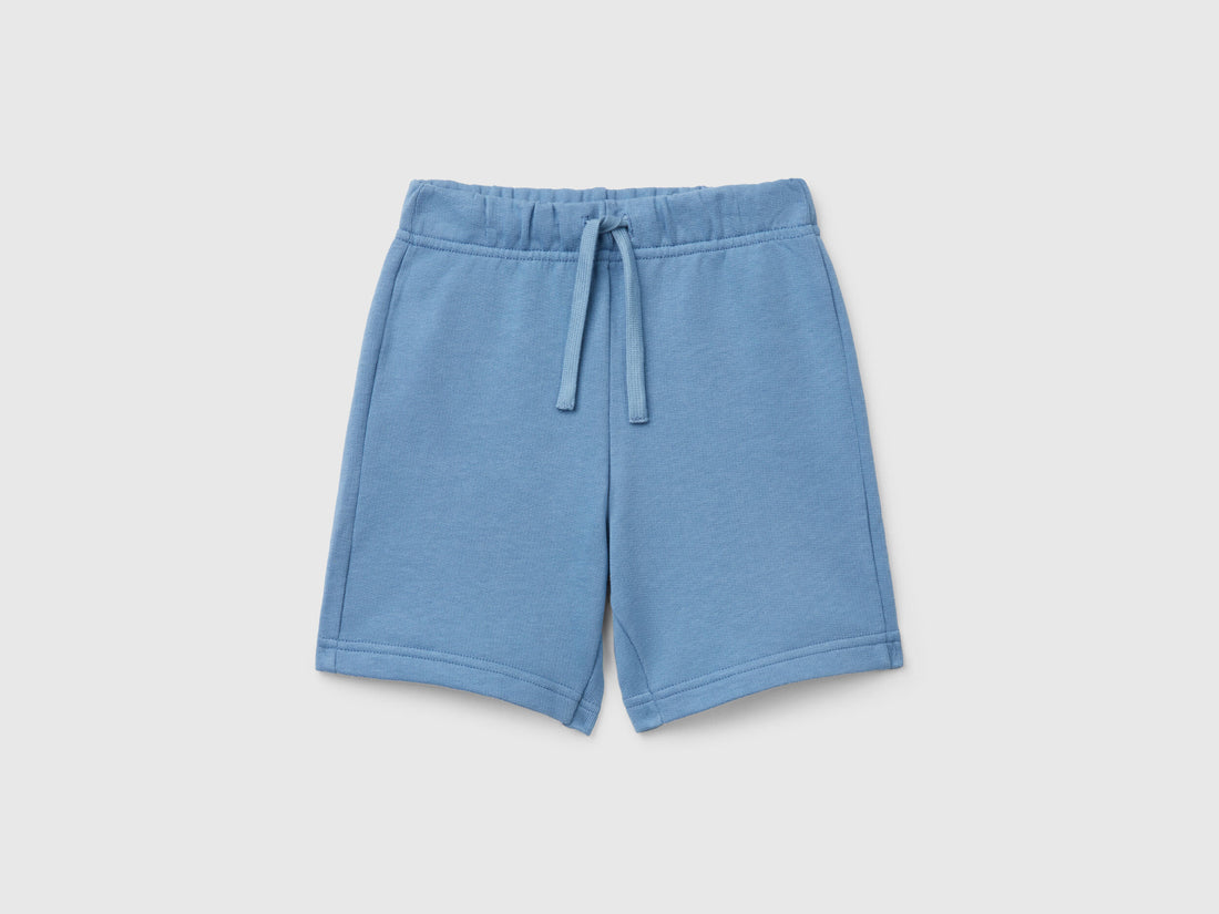 Benetton_Bermuda Shorts in Cotton Fleece_3J70G900P_11W_01