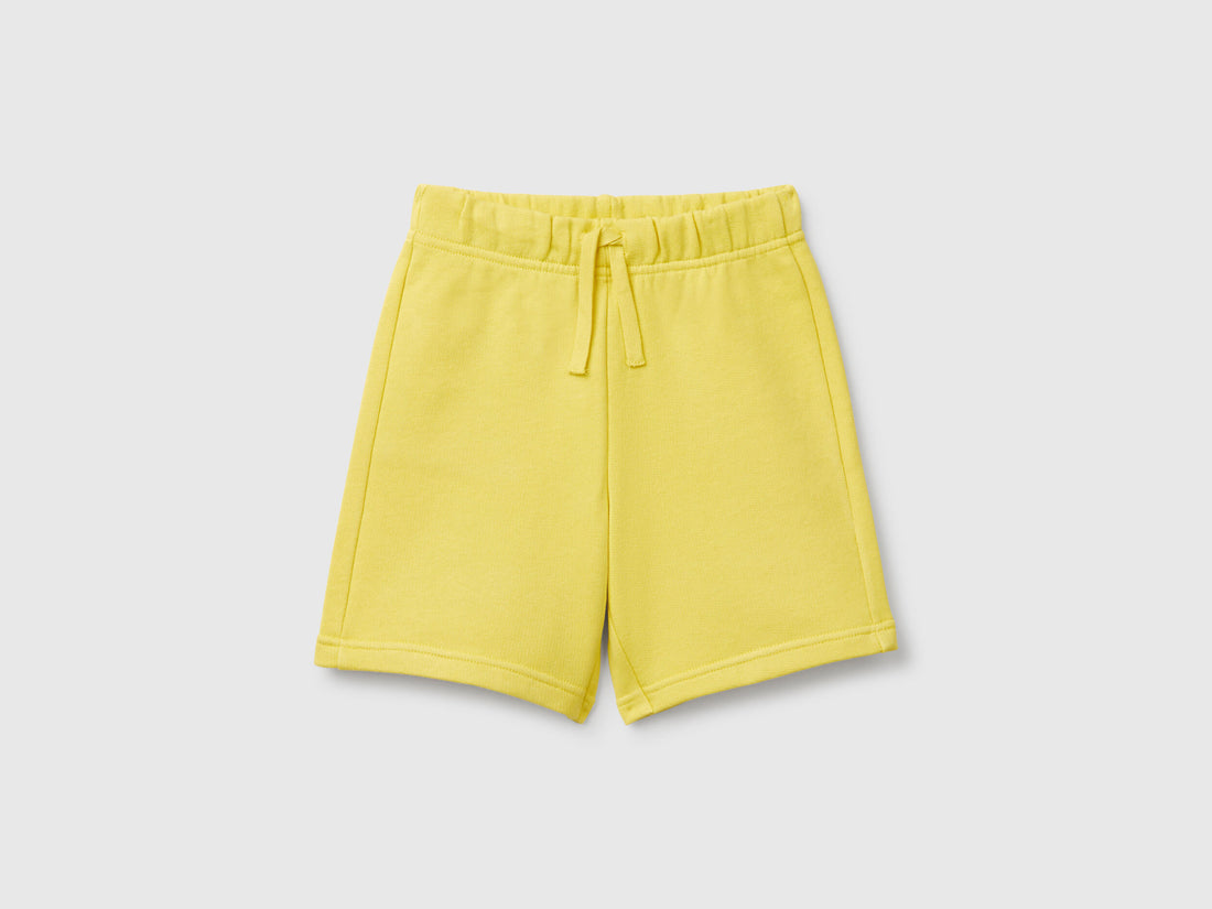 Benetton_Bermuda Shorts in Cotton Fleece_3J70G900P_1T1_01