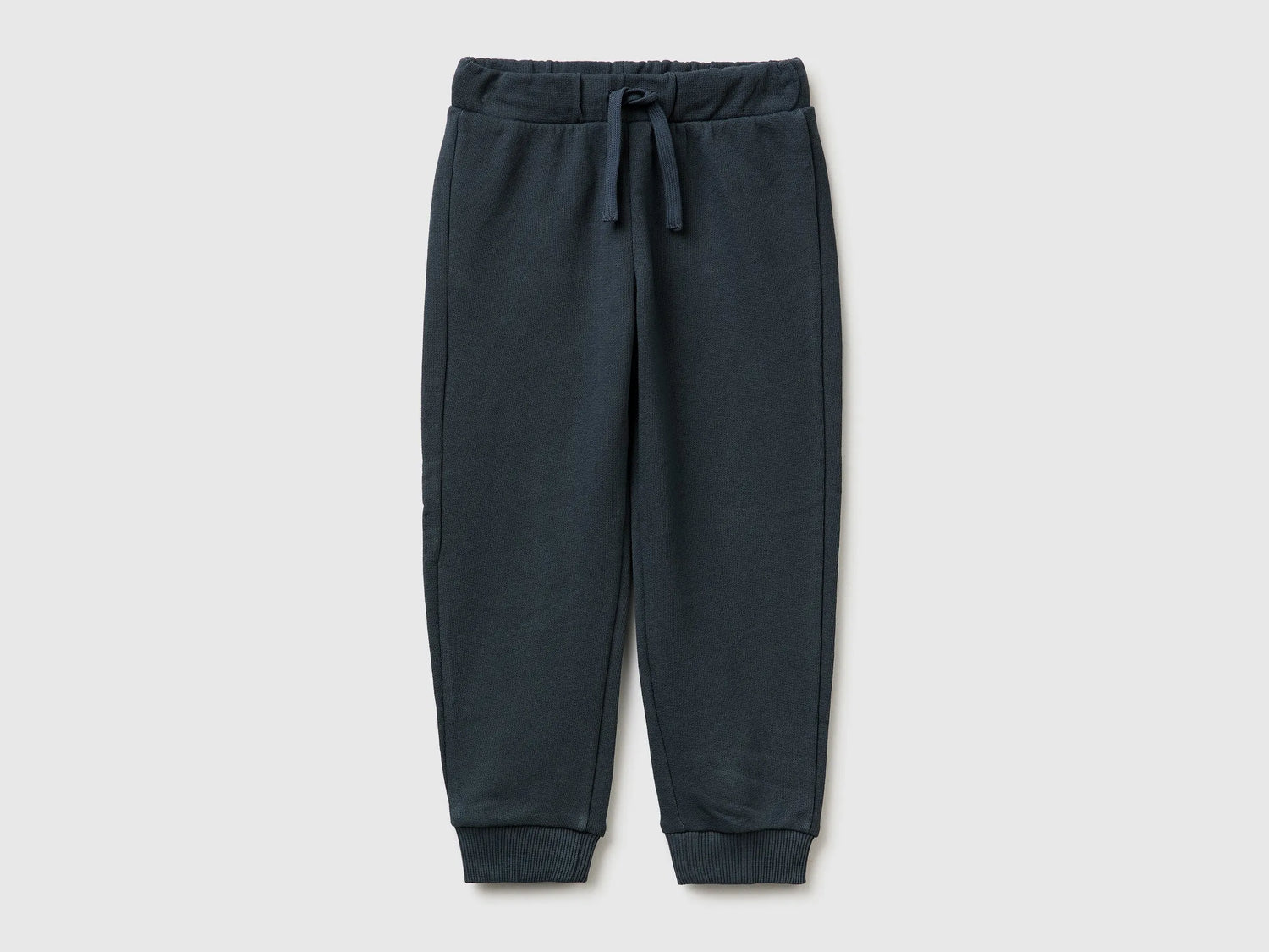 Benetton Dark gray Boys Cotton Trousers with Logo SKU: 3J70GF010_10N Image 01