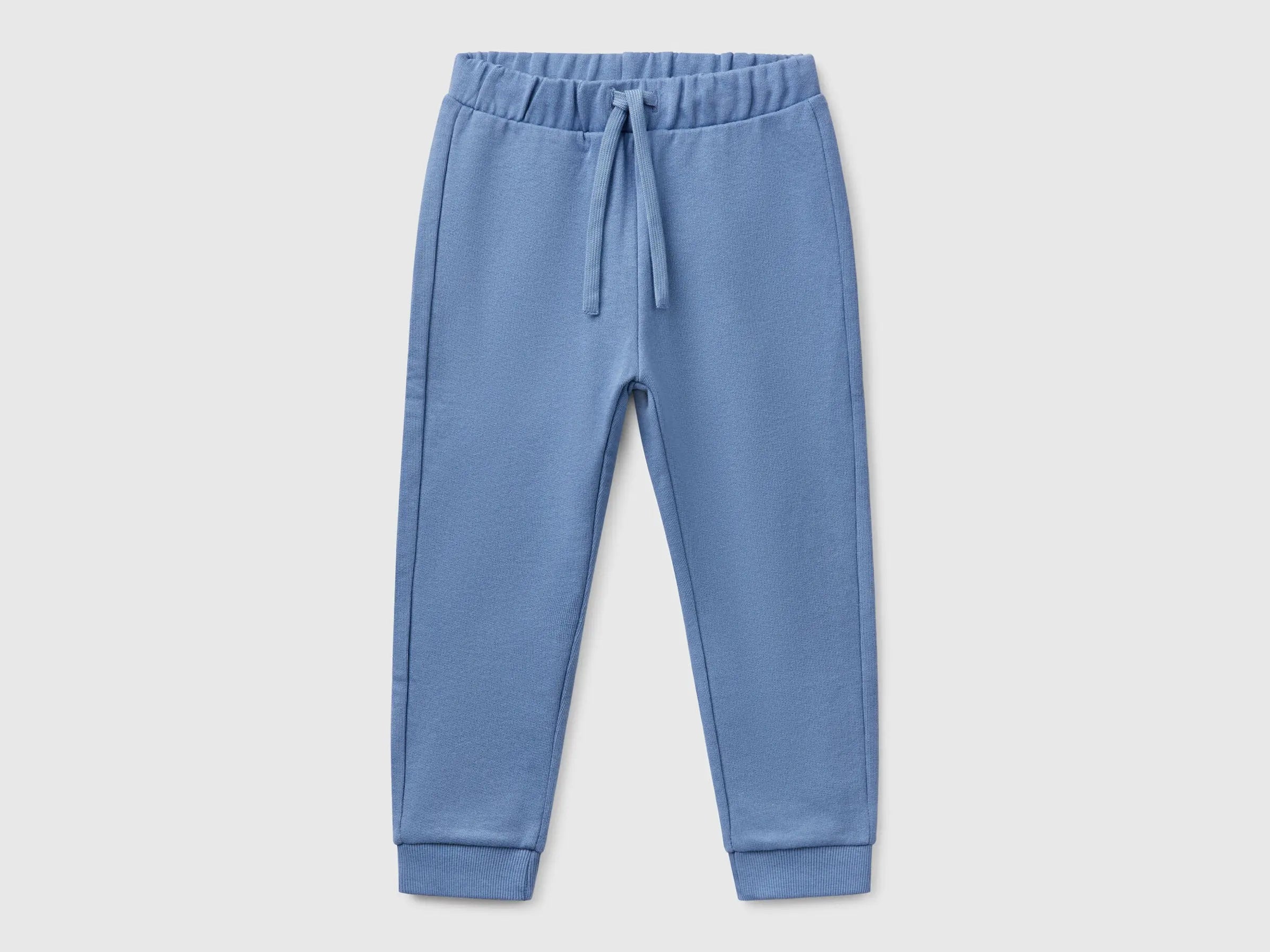 Benetton_Organic Cotton Sweatpants with Logo_3J70GF010_11W_01