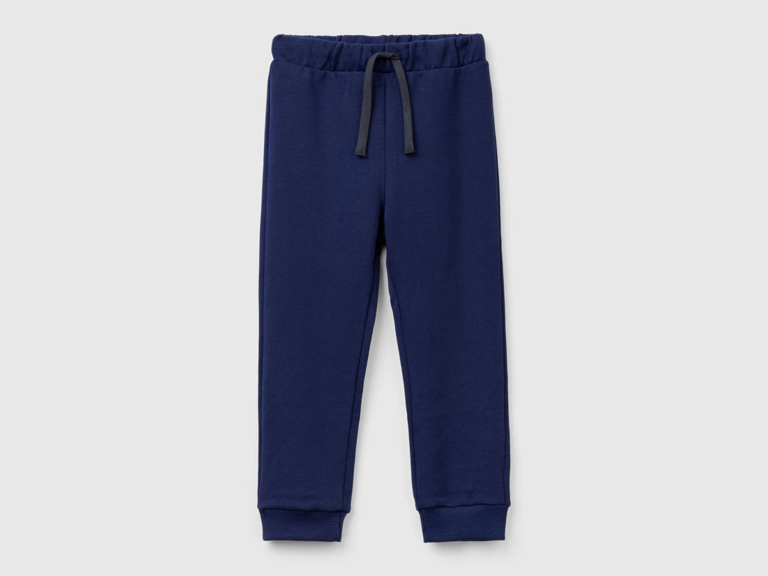 Beneton_Cotton Sweatpants with Logo_3J70GF010_252_01