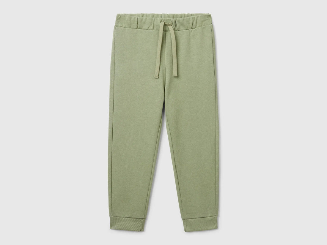 Benetton_Organic Cotton Sweatpants with Logo_3J70GF010_26K_01
