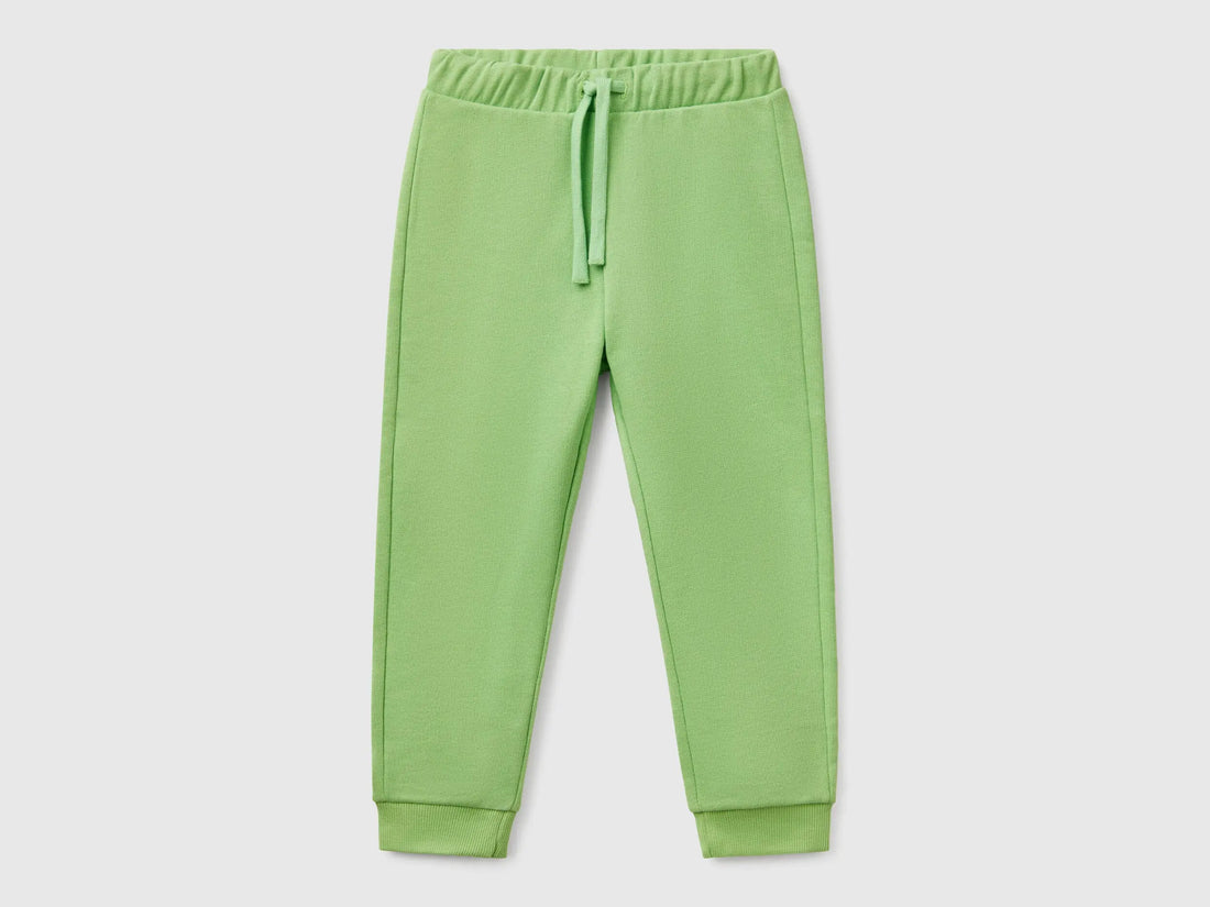 Benetton_Organic Cotton Sweatpants with Logo_3J70GF010_2P7_01
