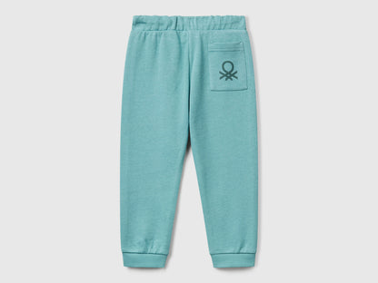 Beneton_Cotton Trousers with Logo_3J70GF010_33K_02