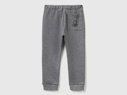 Benetton_Dark Gray_Cotton Trousers with Logo_3J70GF010_507_02