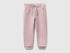 Benetton Pink Girls Sweatpants in Organic Cotton SKU: 3J70GF01N_0C3 Image 01
