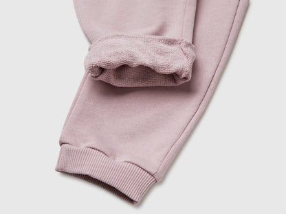 Benetton Pink Girls Sweatpants in Organic Cotton SKU: 3J70GF01N_0C3 Image 03
